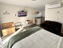 Studio with queen bed